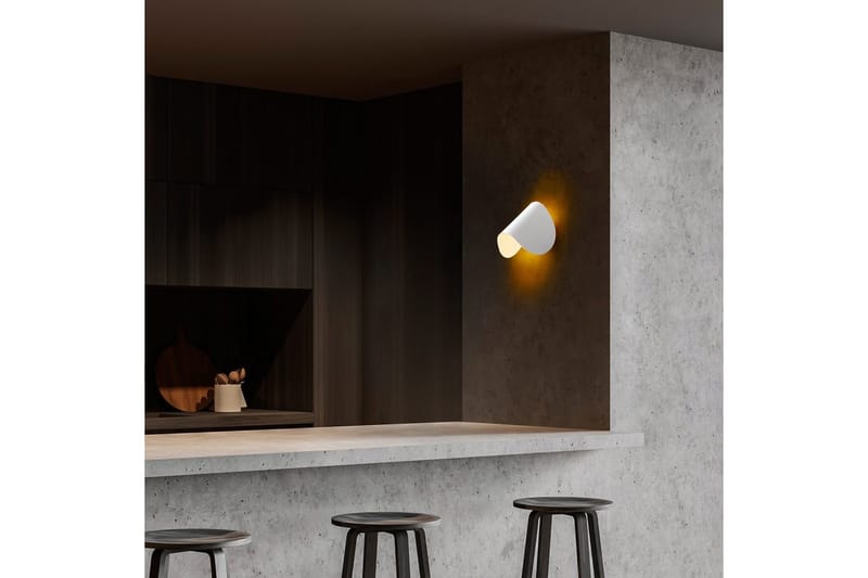 Vägglampa Koeia Chrome - Vit - Belysning - Lampor & belysning inomhus - Vägglampa