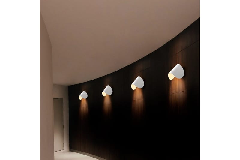 Vägglampa Koeia Chrome - Vit - Belysning - Lampor & belysning inomhus - Vägglampa