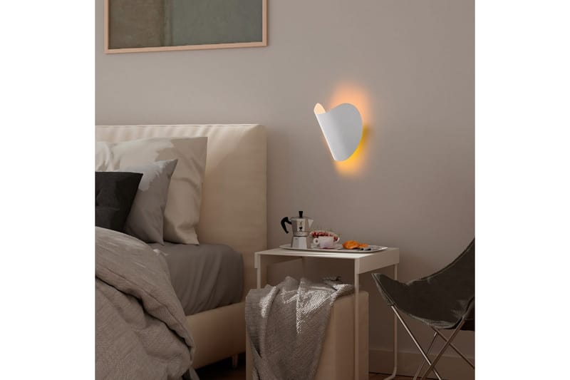 Vägglampa Koeia Chrome - Vit - Belysning - Lampor & belysning inomhus - Vägglampa