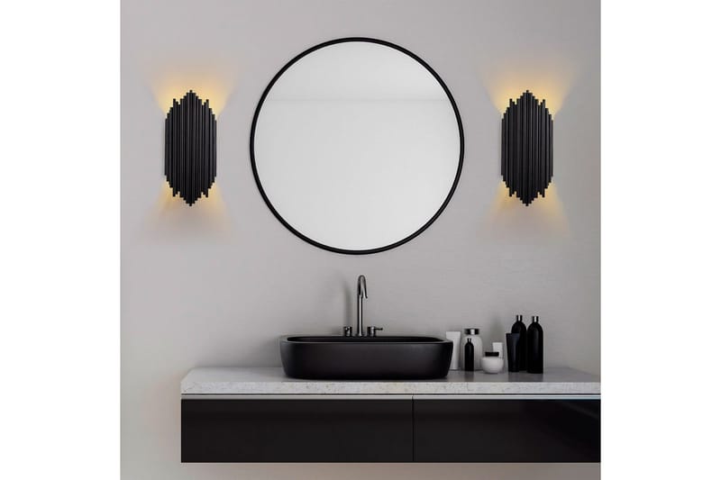 Vägglampa Mahima Svart - Svart - Belysning - Lampor & belysning inomhus - Vägglampa