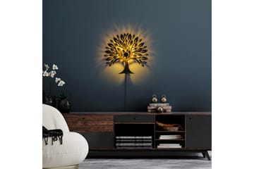 Vägglampa Malti Tree Svart - Svart - Belysning - Lampor & belysning inomhus - Vägglampa