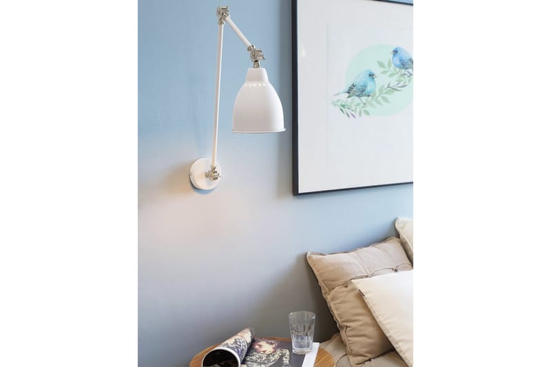 Vägglampa Mississippi L 14 cm - Vit - Belysning - Lampor & belysning inomhus - Vägglampa - Väggarmatur