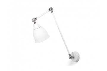 Vägglampa Mississippi L 14 cm - Vit - Belysning - Lampor & belysning inomhus - Vägglampa - Väggarmatur