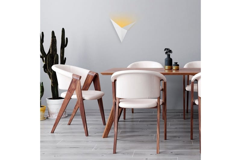 Vägglampa Noro Vit - Vit - Belysning - Lampor & belysning inomhus - Vägglampa