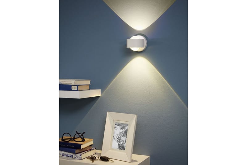 Vägglampa Ono LED 2L Vit - Eglo - Läslampa vägg - Sänglampa vägg - Väggarmatur - Vägglampa - Läslampa