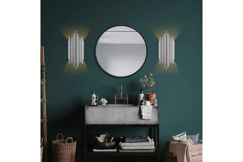 Vägglampa Raoji Krom - Krom - Belysning - Lampor & belysning inomhus - Vägglampa