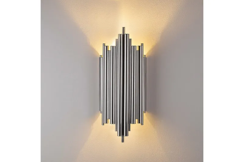 Vägglampa Raoji Krom - Krom - Belysning - Lampor & belysning inomhus - Vägglampa