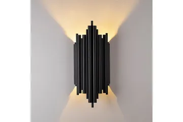 Vägglampa Raoji Svart - Svart - Belysning - Lampor & belysning inomhus - Vägglampa