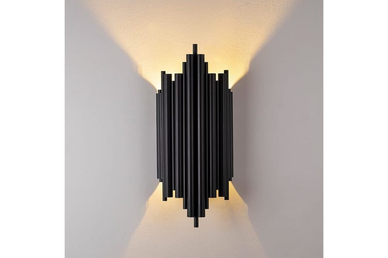 Vägglampa Raoji Svart - Svart - Belysning - Lampor & belysning inomhus - Vägglampa