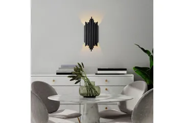 Vägglampa Raoji Svart - Svart - Belysning - Lampor & belysning inomhus - Vägglampa