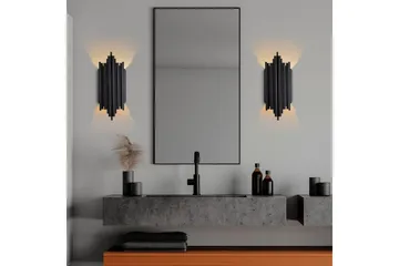 Vägglampa Raoji Svart - Svart - Belysning - Lampor & belysning inomhus - Vägglampa