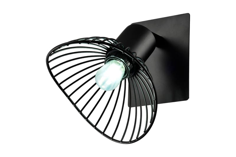 Vägglampa Rossens Dimbar LED Liten - Svart - Väggarmatur - Sänglampa vägg - Vägglampa