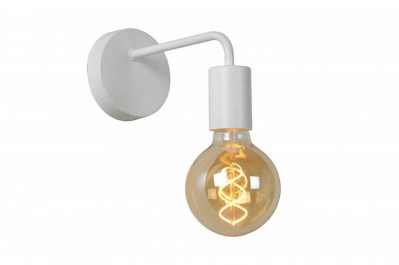 Vägglampa Scott 20 cm Dimbar Vit - Sänglampa vägg - Väggarmatur - Vägglampa