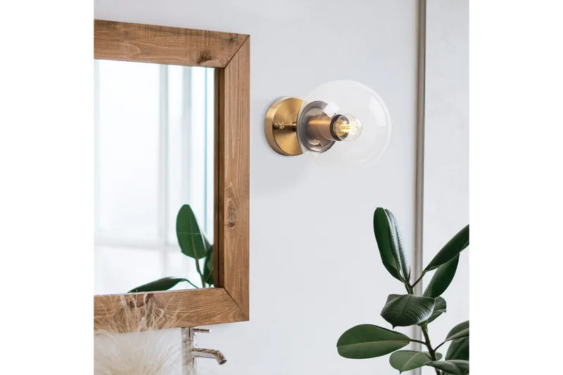 Vägglampa Sone Vintage Transparent - Vintage Transparent - Belysning - Lampor & belysning inomhus - Vägglampa