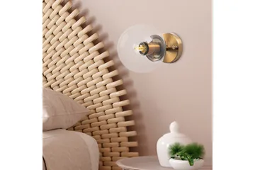 Vägglampa Sone Vintage Transparent - Vintage Transparent - Belysning - Lampor & belysning inomhus - Vägglampa