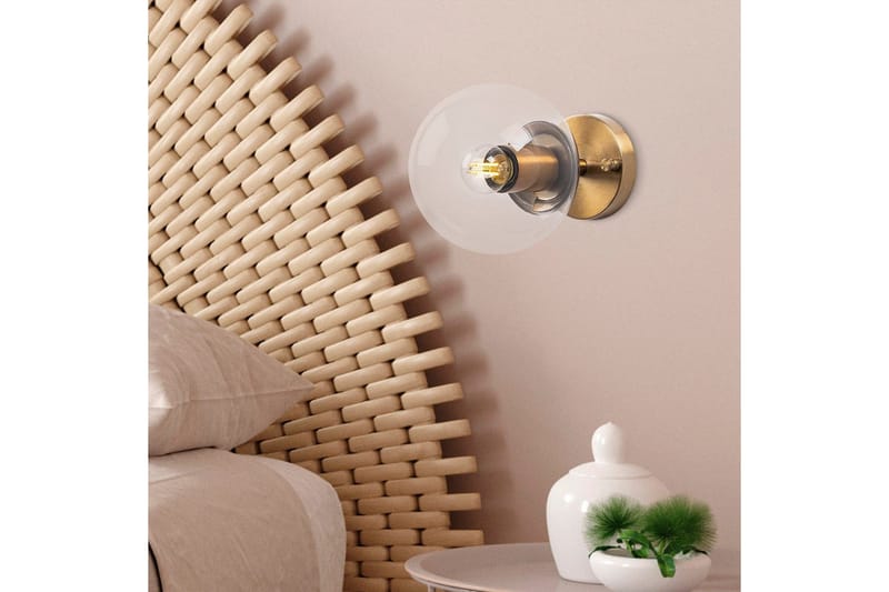 Vägglampa Sone Vintage Transparent - Vintage Transparent - Belysning - Lampor & belysning inomhus - Vägglampa