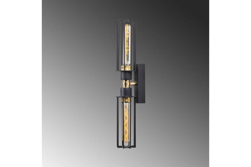 Vägglampa Sourab Skinande Svart / Rany - Guld/Svart - Belysning - Lampor & belysning inomhus - Vägglampa