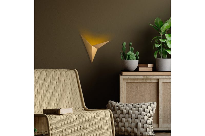 Vägglampa Stelin Rany - Guld - Belysning - Lampor & belysning inomhus - Vägglampa