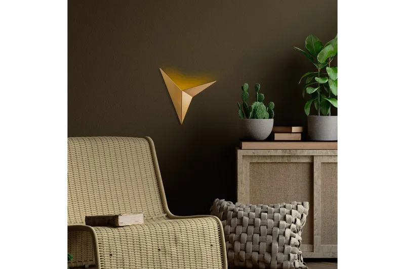 Vägglampa Stelin Rany - Guld - Belysning - Lampor & belysning inomhus - Vägglampa