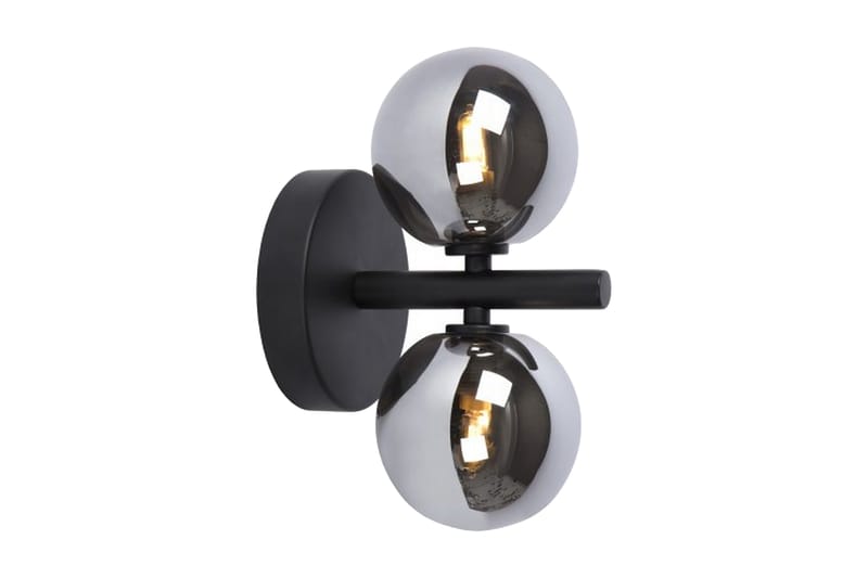 Vägglampa Tycho 15 cm Dimbar 2 Lampor Svart - Sänglampa vägg - Väggarmatur - Vägglampa