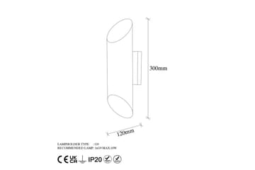 Vägglampa Valiorgrad Vit - Vit - Belysning - Lampor & belysning inomhus - Vägglampa