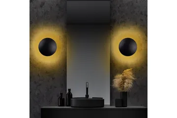 Vägglampa Zandel Svart / Koppar - Svart / Koppar - Belysning - Lampor & belysning inomhus - Vägglampa