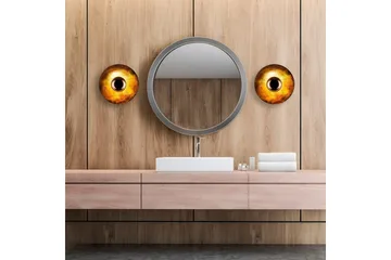 Vägglampa Zindale Koppar - 28 x 26 cm - Belysning - Lampor & belysning inomhus - Vägglampa