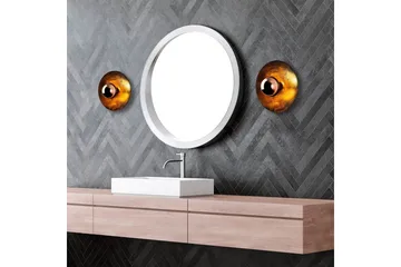 Vägglampa Zindale Koppar - 28 x 26 cm - Belysning - Lampor & belysning inomhus - Vägglampa