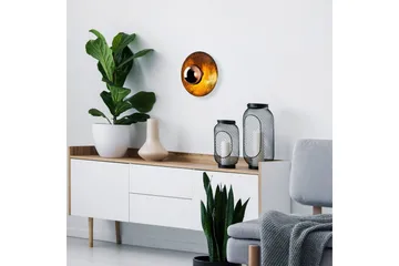 Vägglampa Zindale Koppar - 38 x 31 cm - Belysning - Lampor & belysning inomhus - Vägglampa