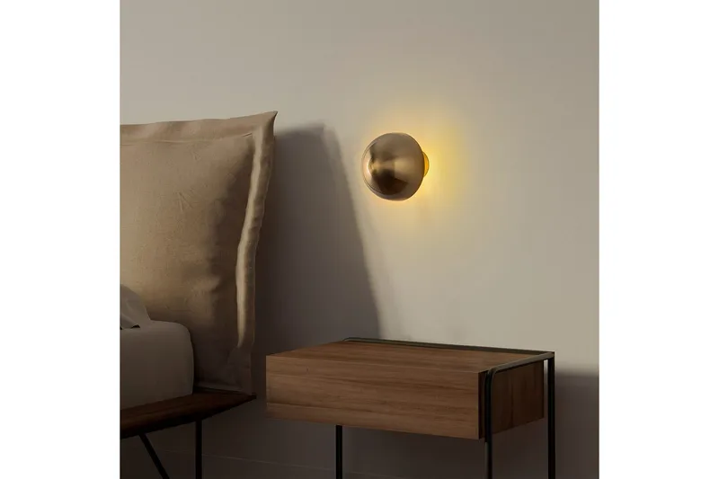 Vägglampa Polmar Rany - Diameter: 16 cm - Belysning - Lampor & belysning inomhus - Vägglampa