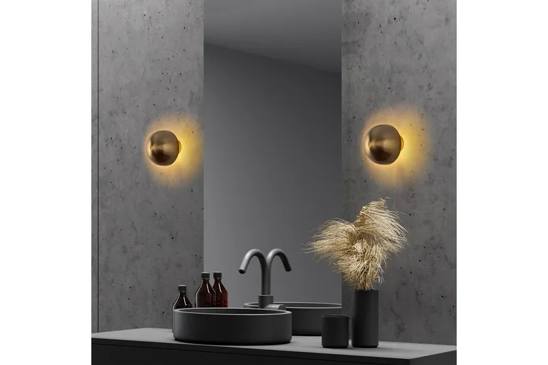 Vägglampa Polmar Rany - Diameter: 16 cm - Belysning - Lampor & belysning inomhus - Vägglampa