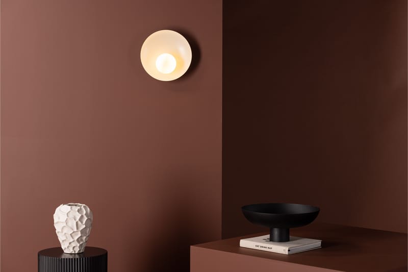 Väggplafond Handa 25 cm - Ljusgrå - Belysning - Lampor & belysning inomhus - Vägglampa