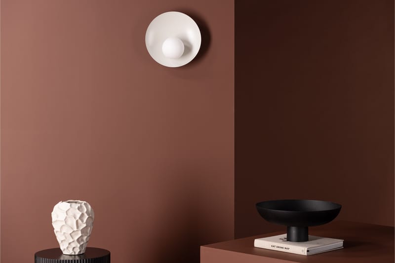 Väggplafond Handa 25 cm - Ljusgrå - Belysning - Lampor & belysning inomhus - Vägglampa