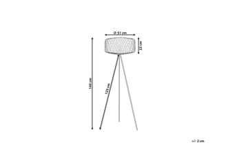 Vendaval Golvlampa 145 cm - Svart - Belysning - Lampor & belysning inomhus - Golvlampa