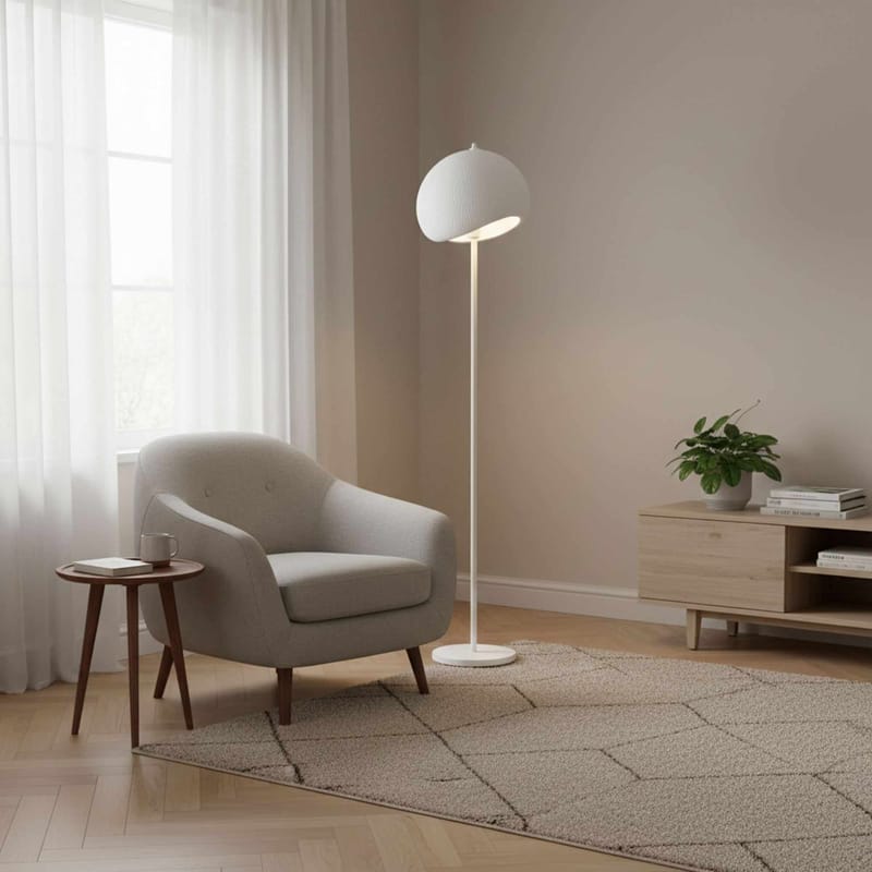 Vyrel Golvlampa 34 cm - Vit - Belysning - Lampor & belysning inomhus - Golvlampa