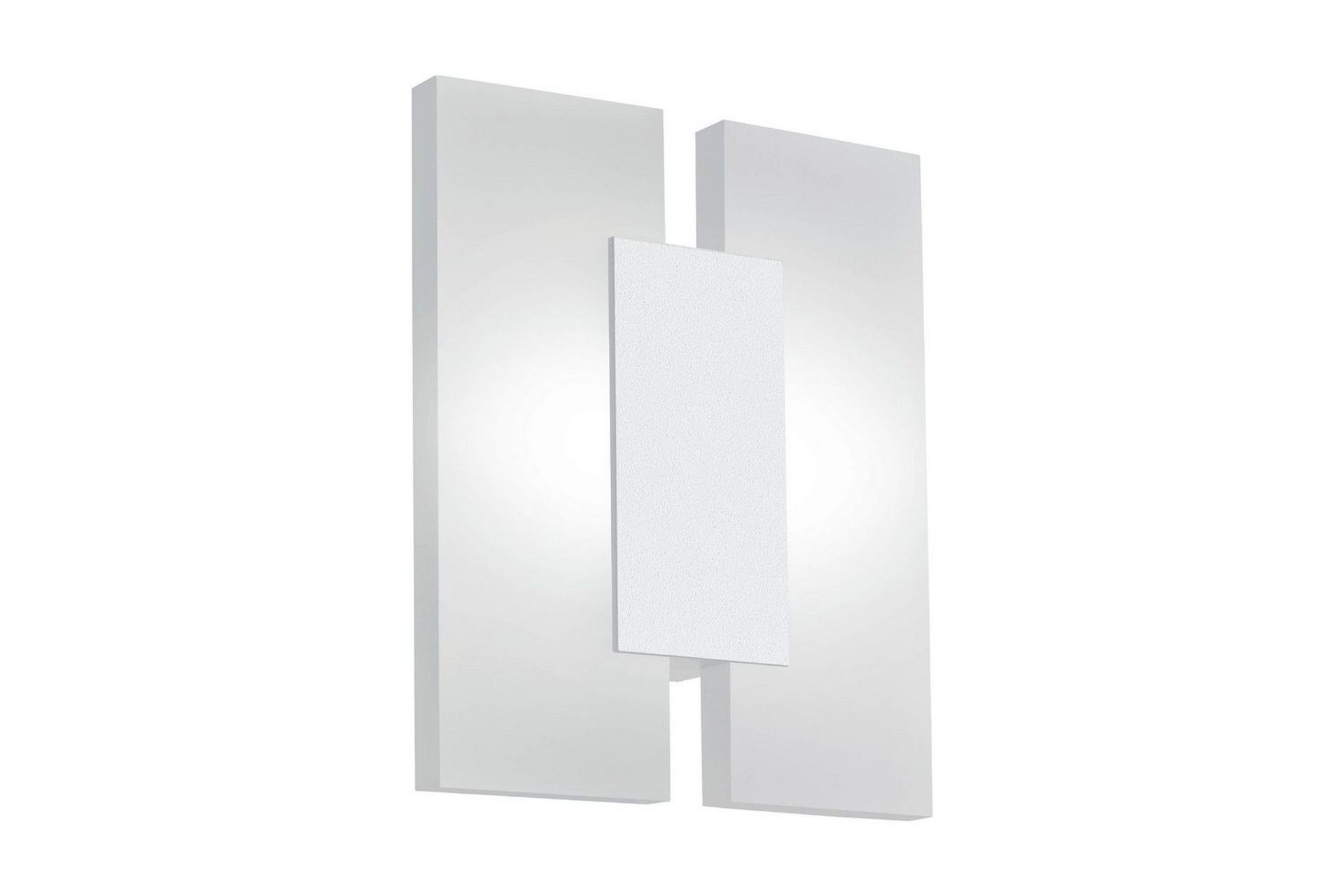 V&auml;gg-/Taklampa Eglo Metrass 2 Vit/Satin - Vit