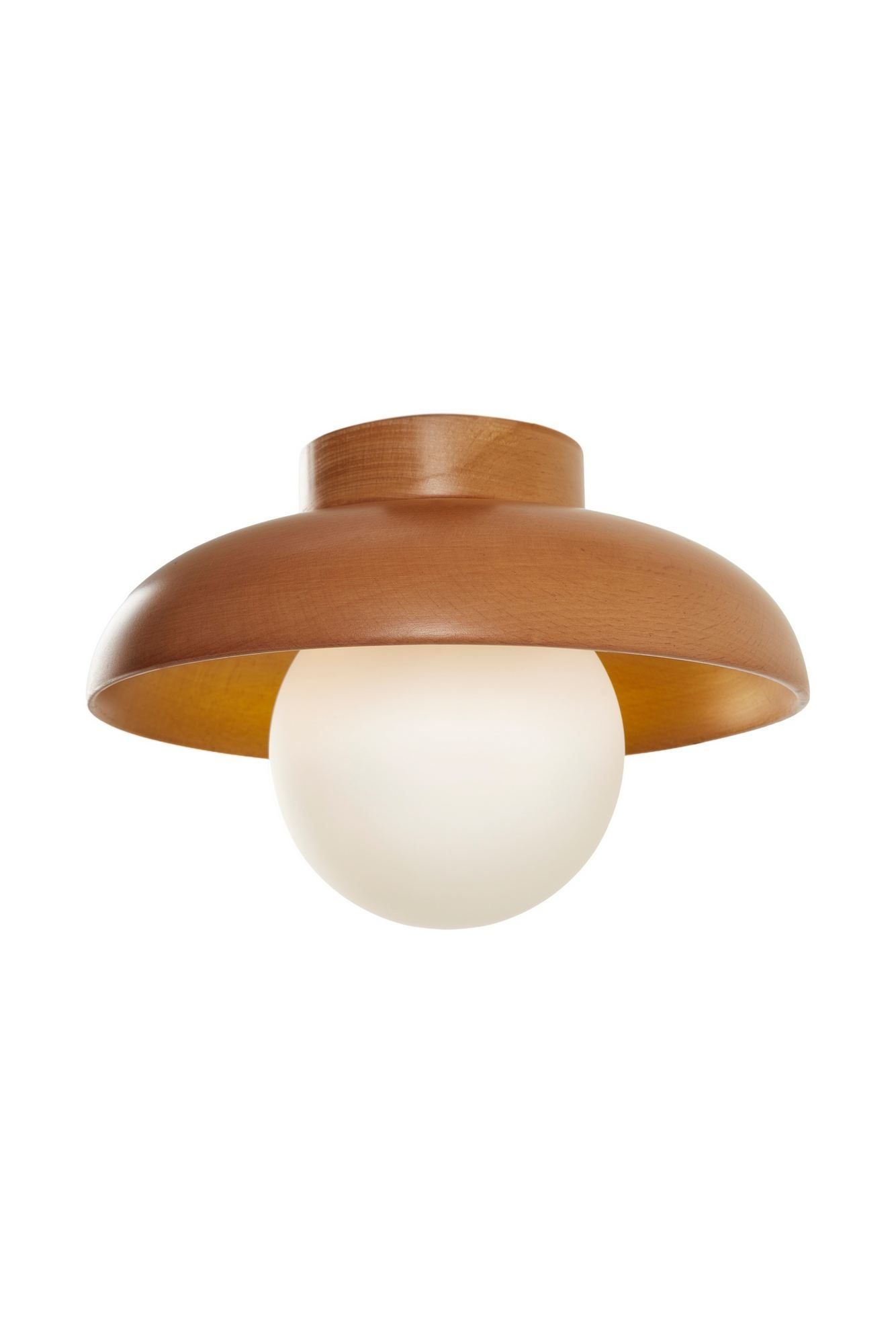 Beylin Vägglampa 24 cm Rund - Ek Vit