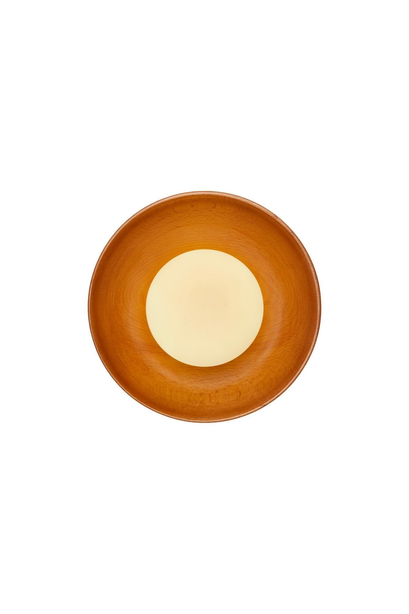 Beylin Vägglampa 24 cm Rund - Ek Vit