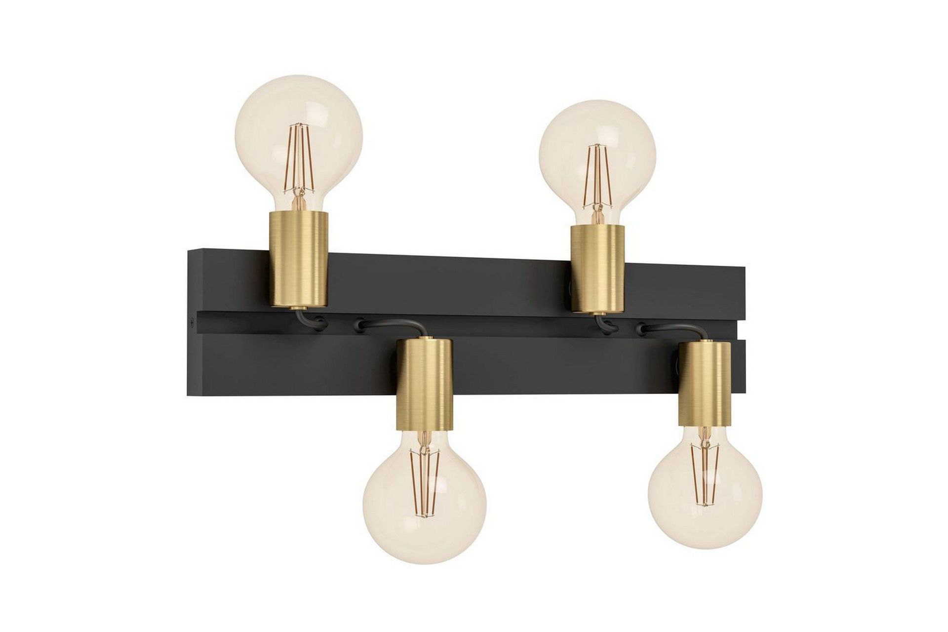 Alternativ bild 0 för EGLO Macchione black brass
