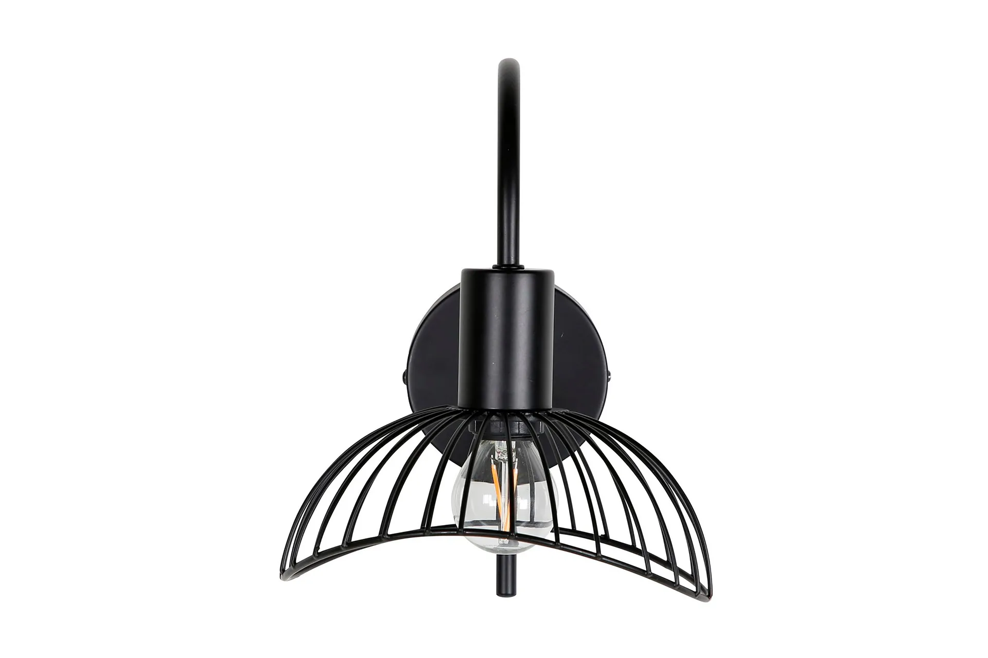 Elsa Vägglampa Dimbar LED Stor - Svart
