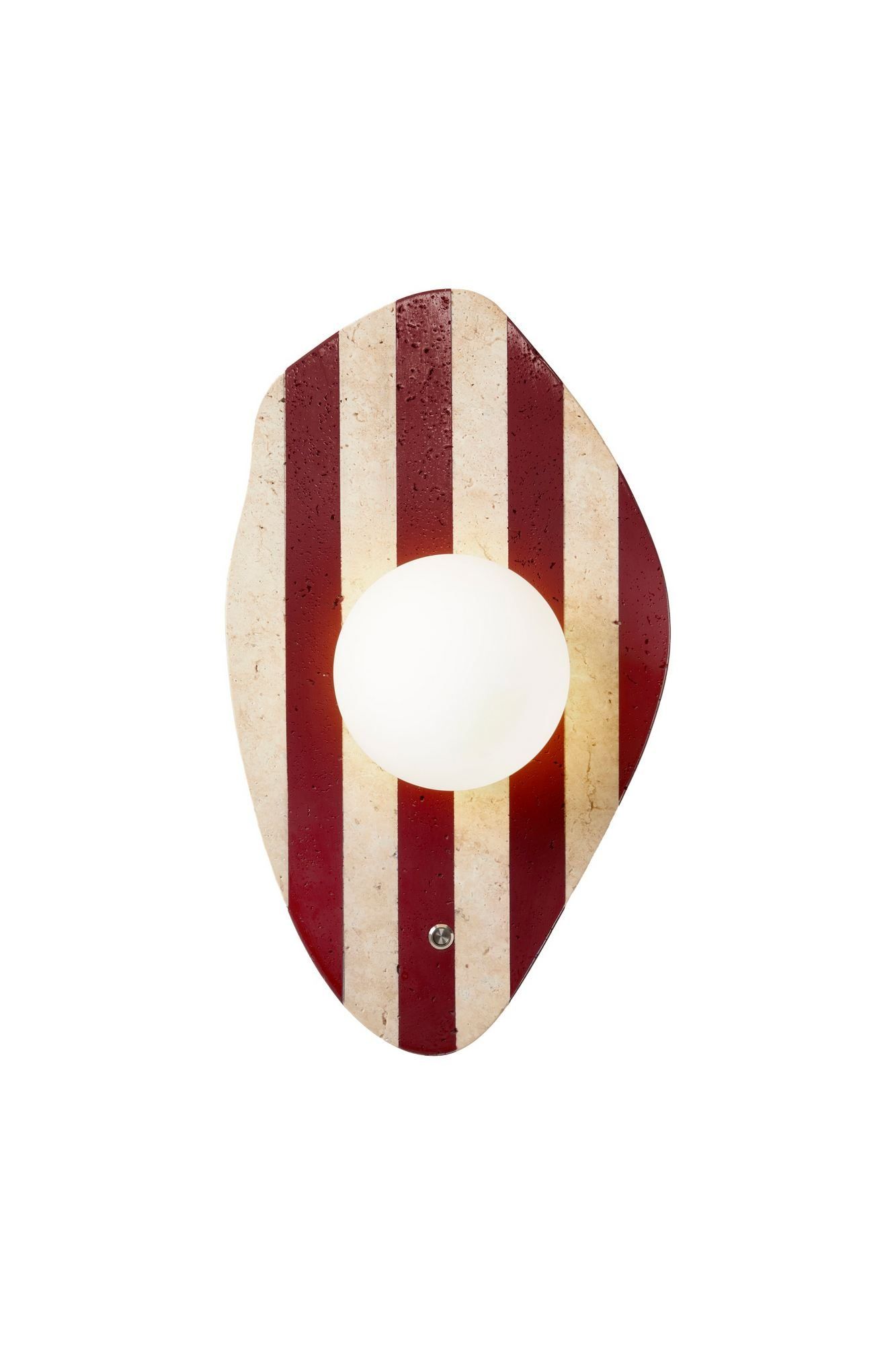 Javoren Vägglampa 10 cm - Beige, Vit, Röd