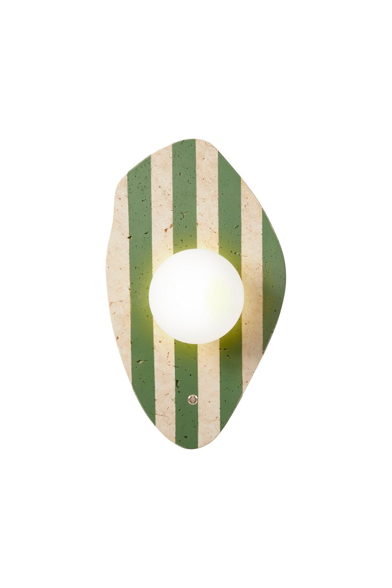 Javoren Vägglampa 10 cm - Beige Vit Grön