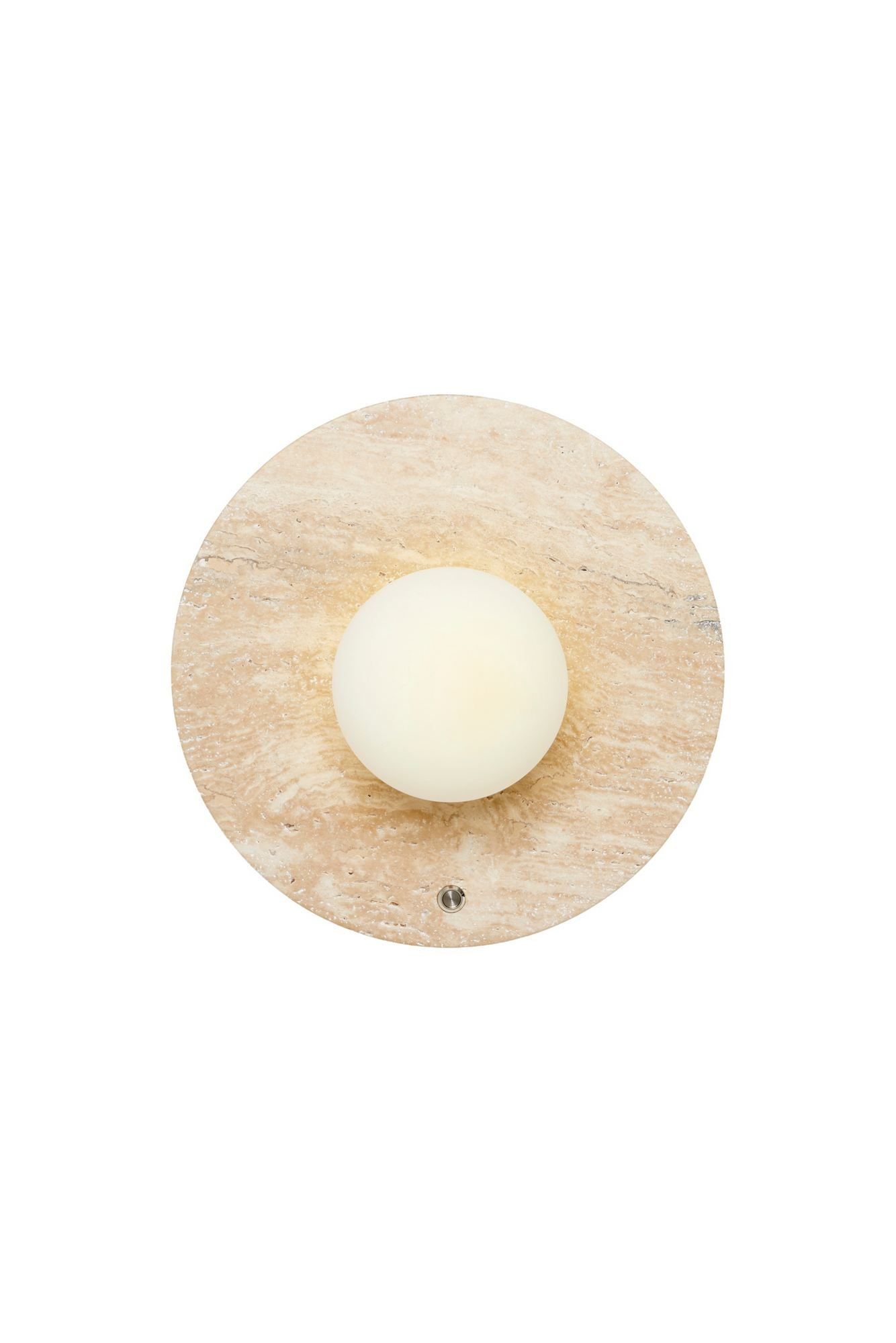 Kummer Vägglampa 12 cm Rund - Beige