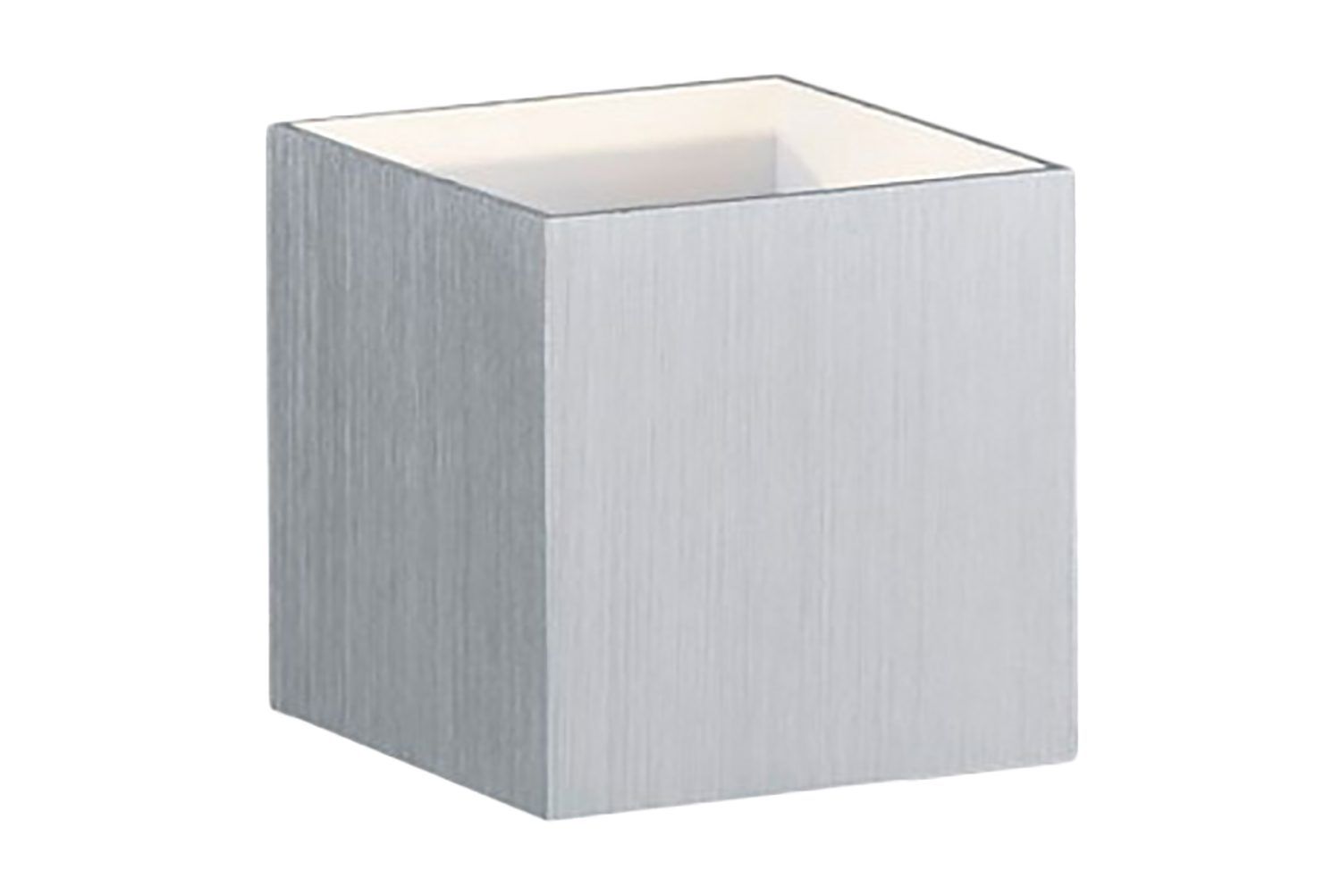 Louis LED Vägglampa borstad aluminium - Vit