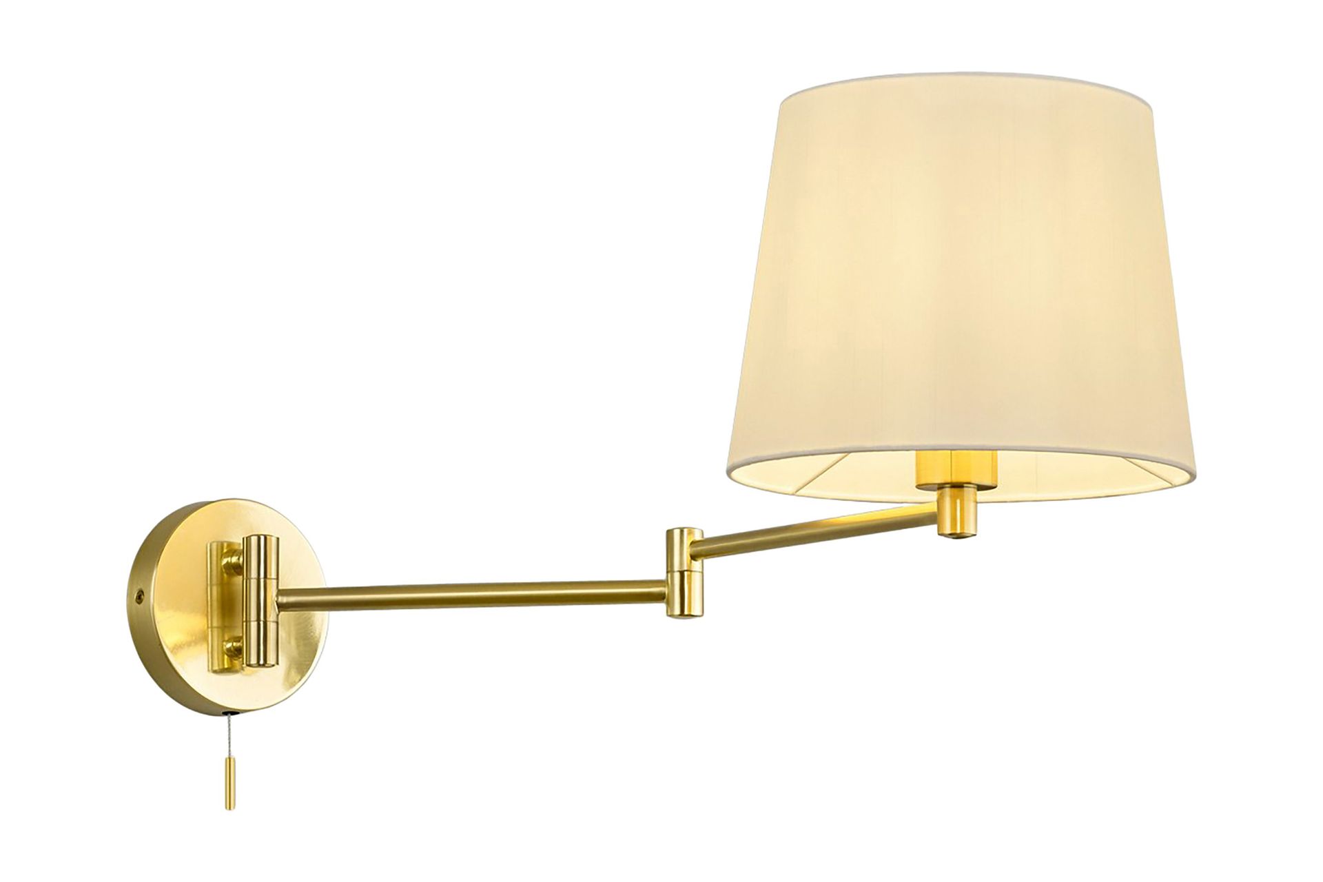 Lyon Vägglampa E27 mattmässing - Matt mässing