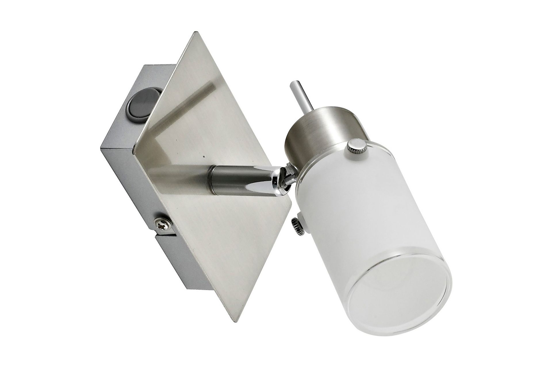 MAX LED vägglampa, stål - Grå