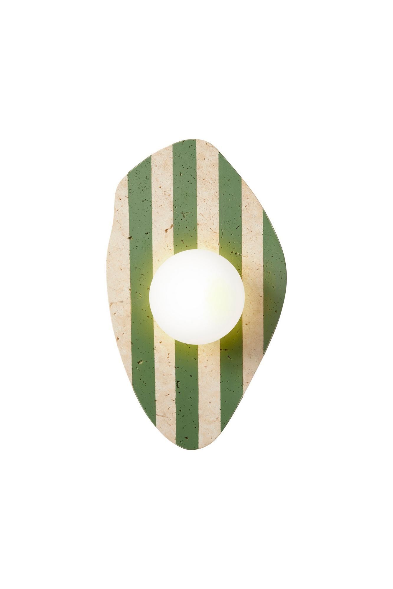 Thyrosel Vägglampa 10 cm - Beige, Vit, Grön