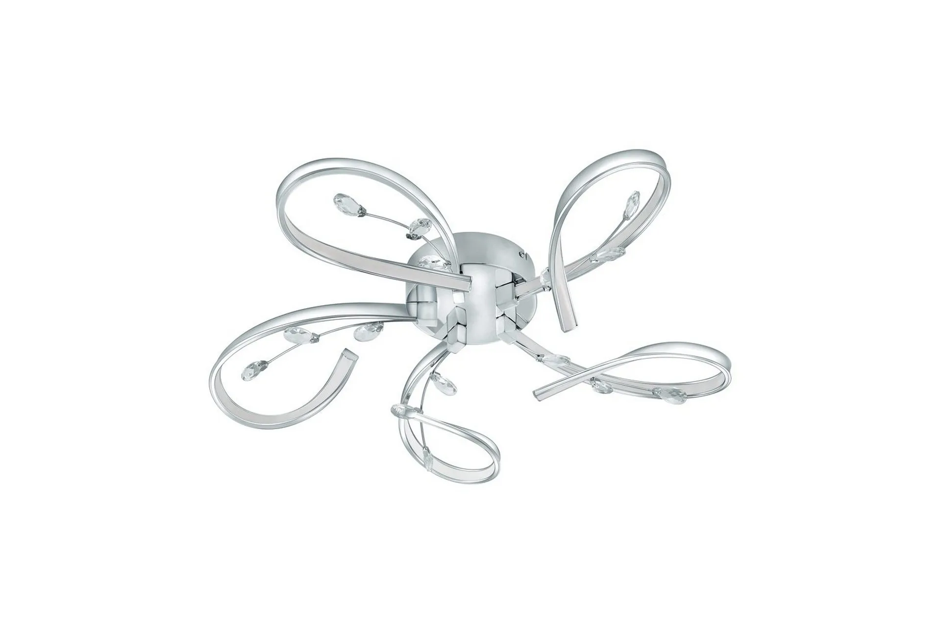 Vägg-/Taklampa Eglo Vallemare - Vit/Krom