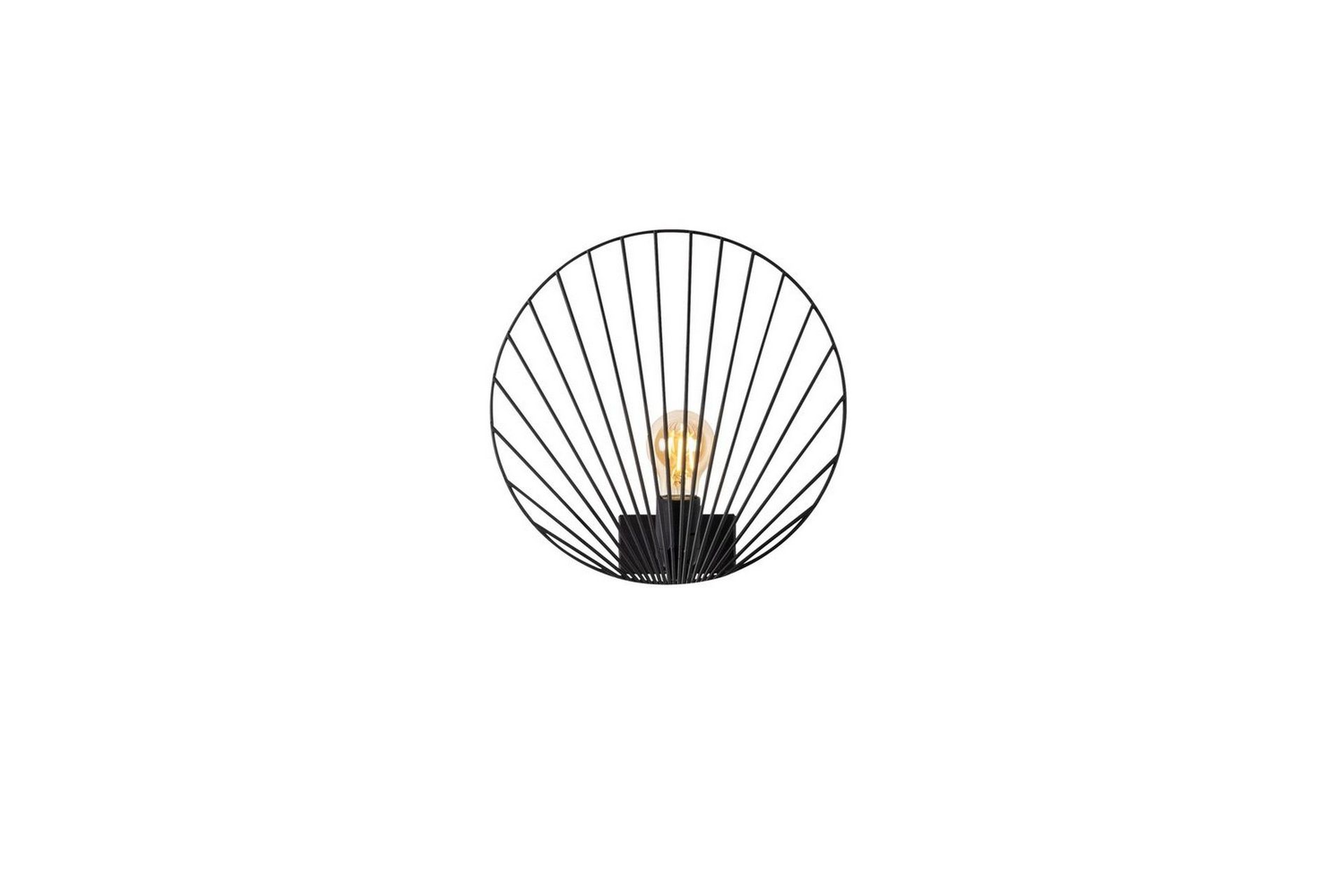 Vägglampa Braneth Svart - Svart