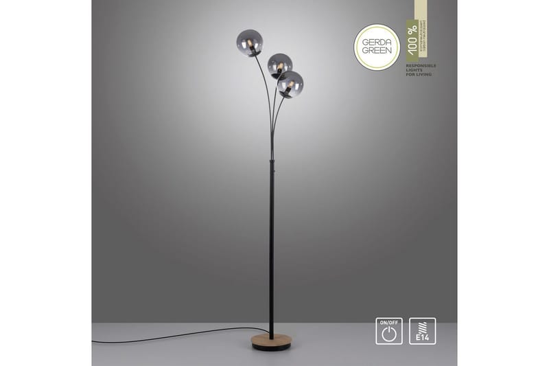 Widow Just Light Golvlampa - Wood - Belysning - Lampor & belysning inomhus - Golvlampa